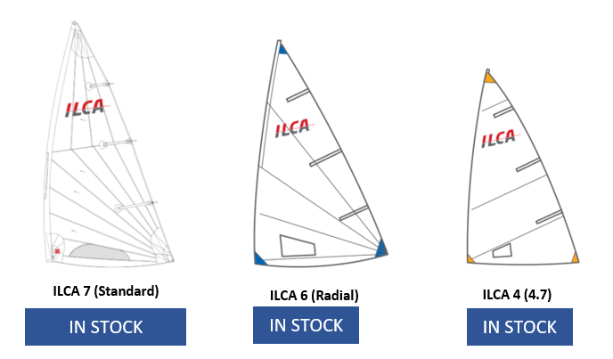 ILCA Sails in stock