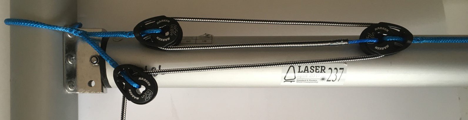 Outhaul Blocks at Gooseneck