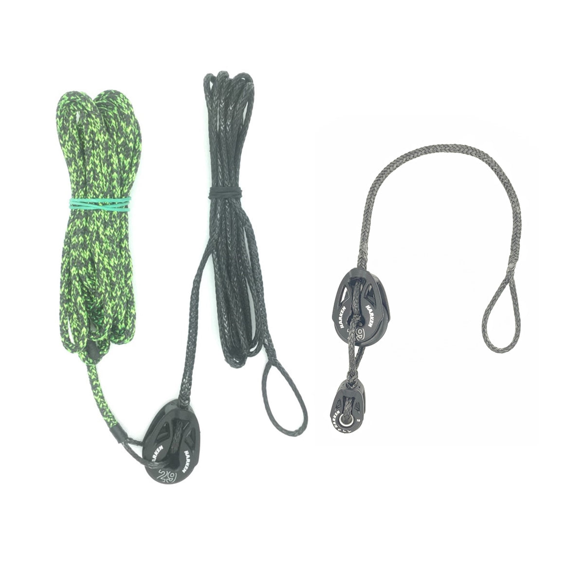 Outhaul System - Front Of Boom - Harken 29/18mm Carbo Blocks
